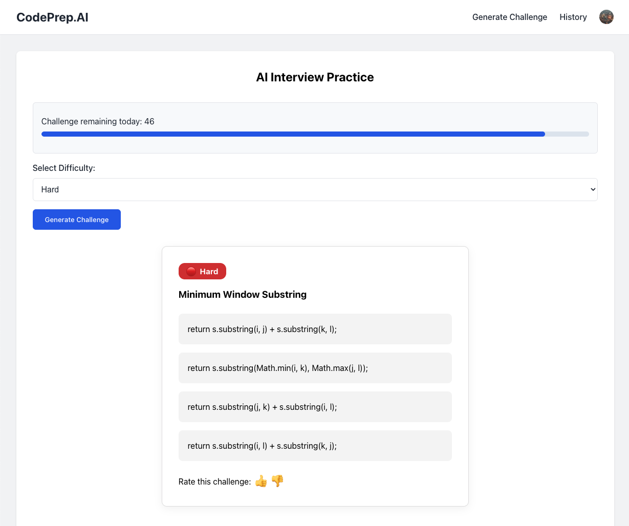 CodePrep.AI: AI-Powered Coding Interview Prep with LLMs